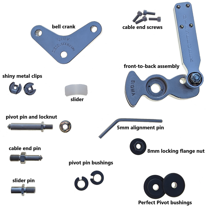 Sigma 6 Six Speed Short Shift Kit