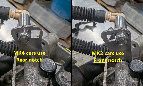 Metal Side to Side Reduction Kit for 02A transmissions